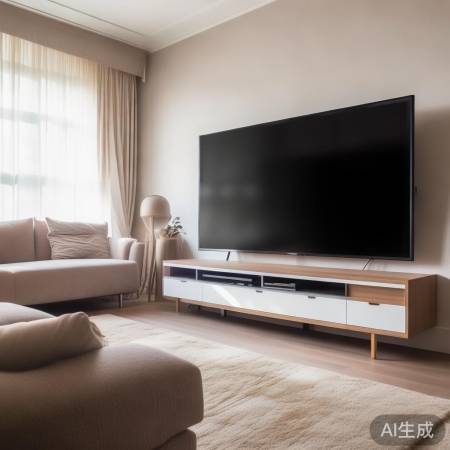 电视尺寸影响挂装与空间协调