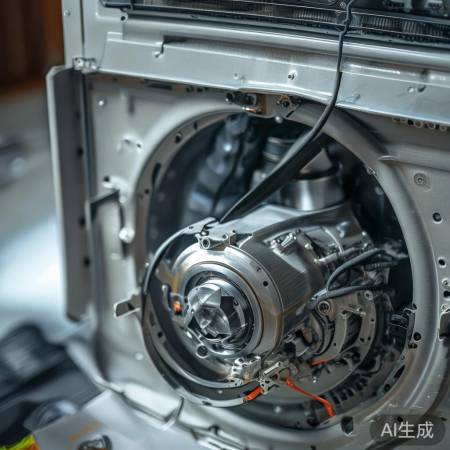 检查洗衣机内部，排查故障原因