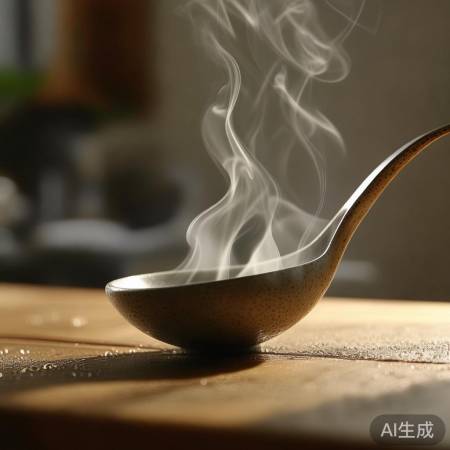 倾斜勺子，防积水保卫生