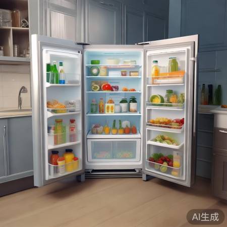 冰箱整洁，食物保存好