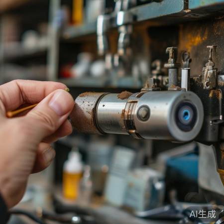 检查锁芯,轻擦除污或更换