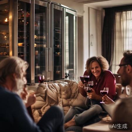 红酒柜,周末惬意生活