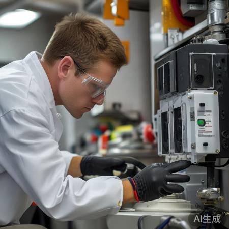 安装新板，对齐接口，涂生料带