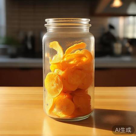 密封保存橘皮防氧化