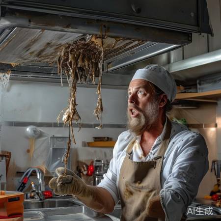 抽油烟机定期清洗，防患未然