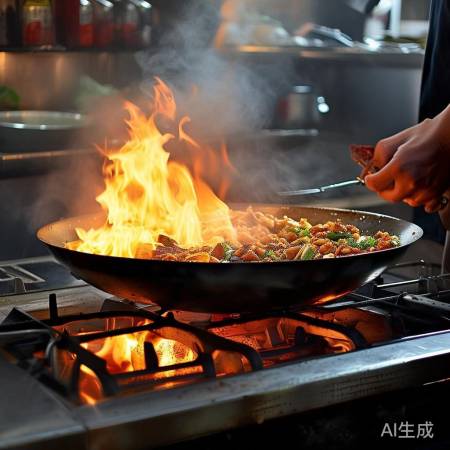 喷嘴炒菜，美味均匀