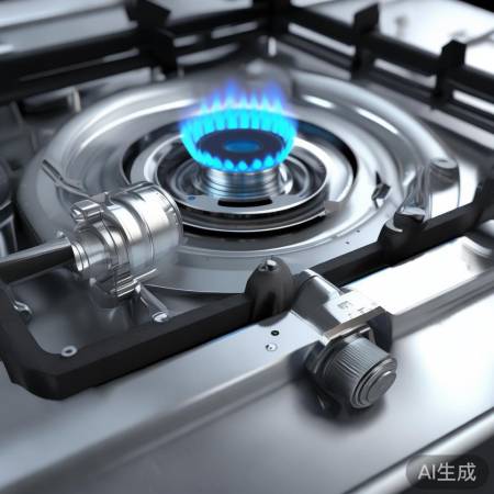 灶头内部:燃烧器、调节器、喷嘴