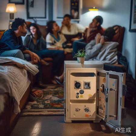 保险柜变床头柜,家居趣味谈