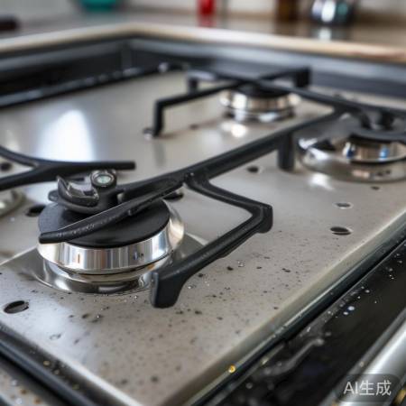 检查燃气灶,清理点火针和喷嘴