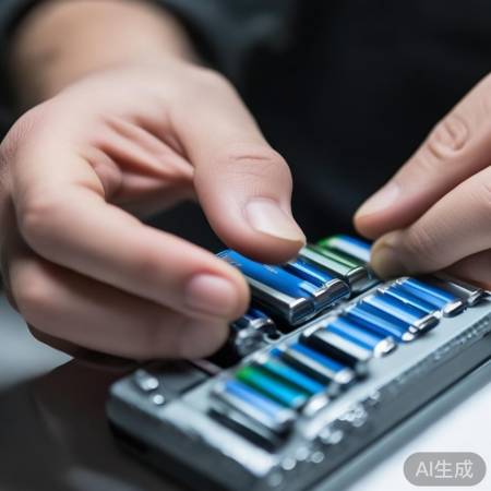 安装新电池,正负极对准