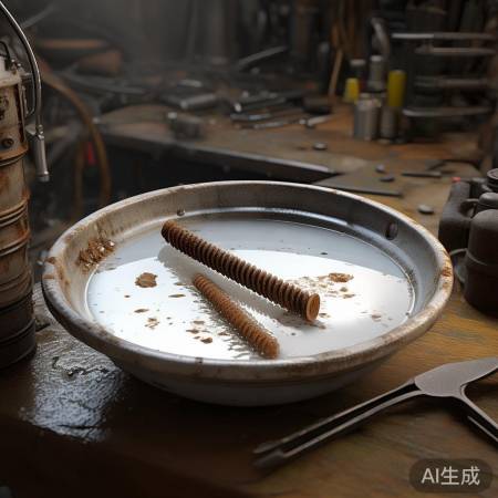 醋泡除锈，轻松取螺丝