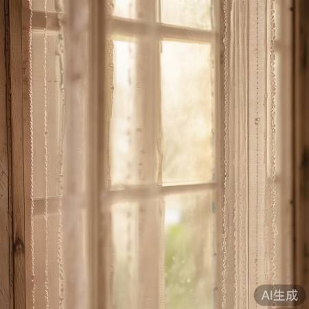 柔和色彩珠帘,温馨透气。