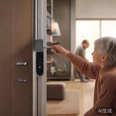 指纹锁多解锁方式，方便安全