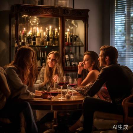 红酒柜里,复古浪漫情