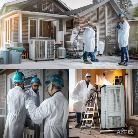 专业团队安装空气能热泵