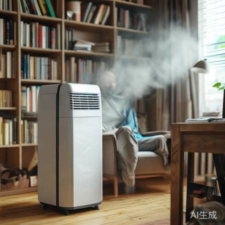 便携空调多用途,清凉书房乐无边