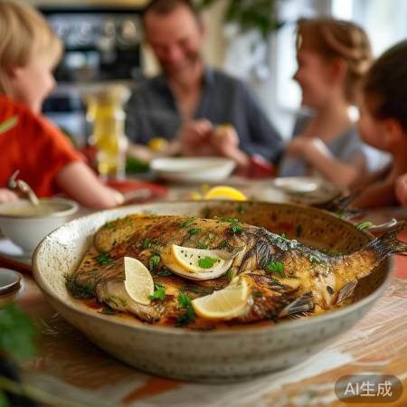 集成灶烤鲫鱼秘籍,家常味十足