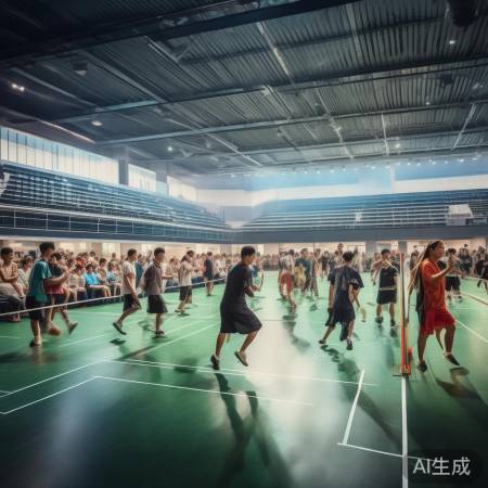 夏日空调羽毛球馆,挥汗好去处