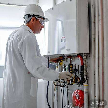 确保壁挂炉安全连接