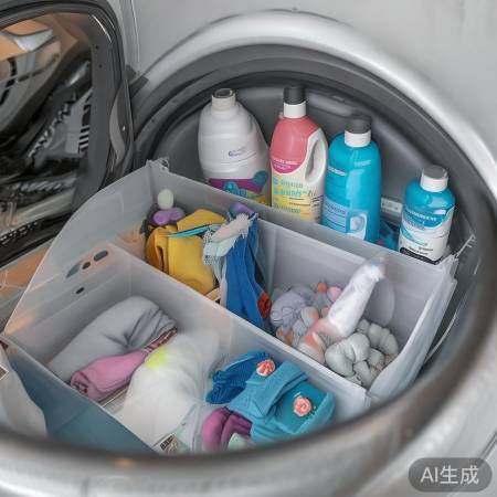 洗衣机储物角落多用途