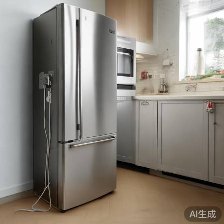 冰箱检查接地，避免热源。