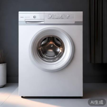 小米洗衣机，白色陀螺造型