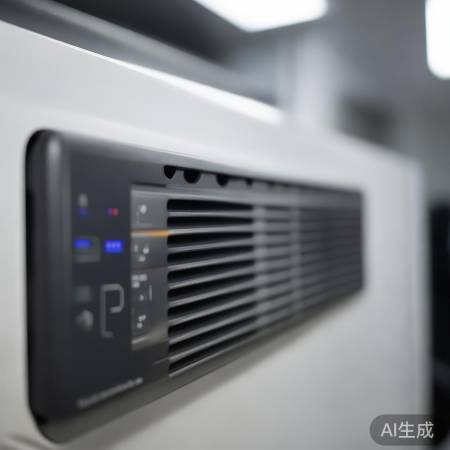 空调面板位于正面