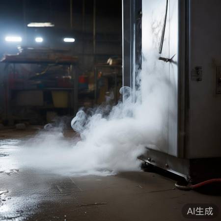 制冷剂泄露现场