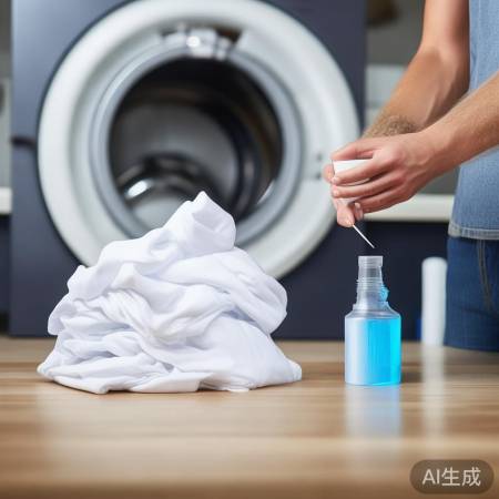 血渍顽固，慎用漂白剂