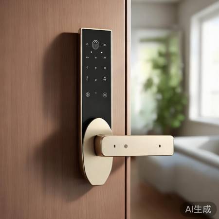 指纹锁操作简便，时尚美观